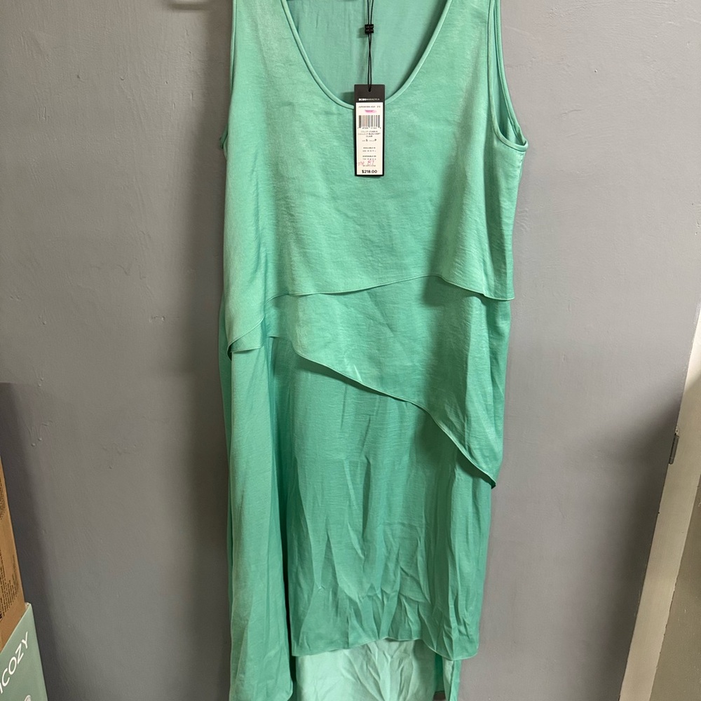 BCBGMaxAzria Mint High Low Dress